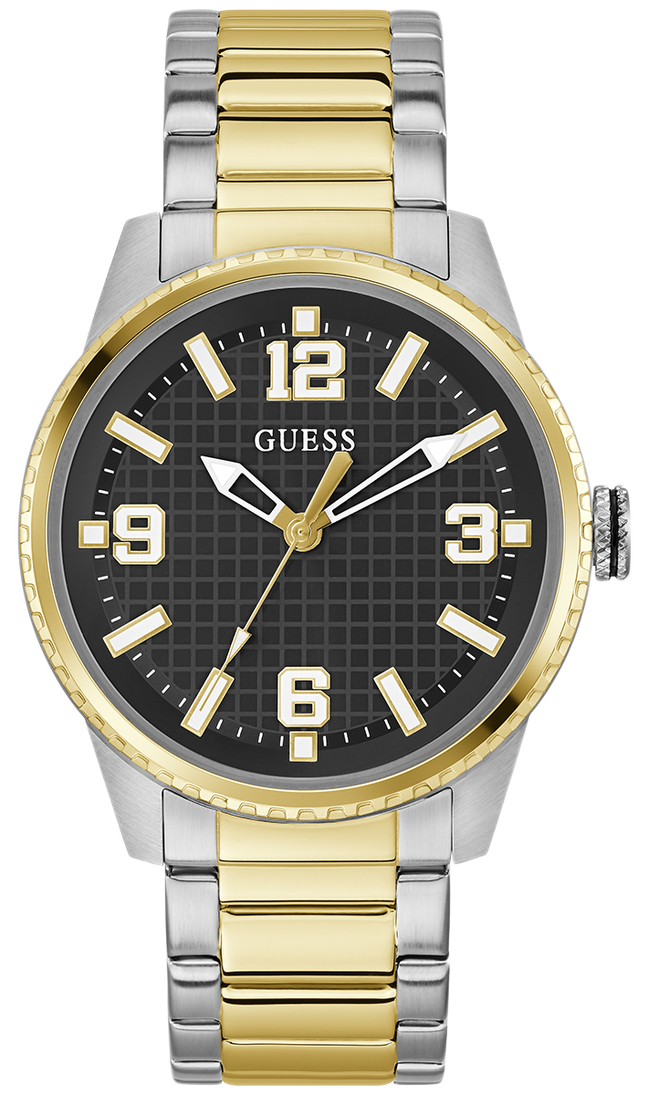 Pánské Hodinky Guess GW0889G2 stříbrný náramek