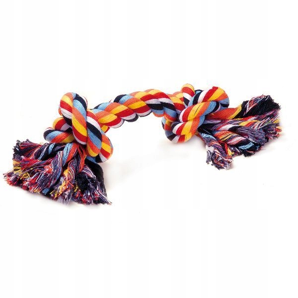 

Kolorowa zabawka dla psa sznurkowa 25 CM