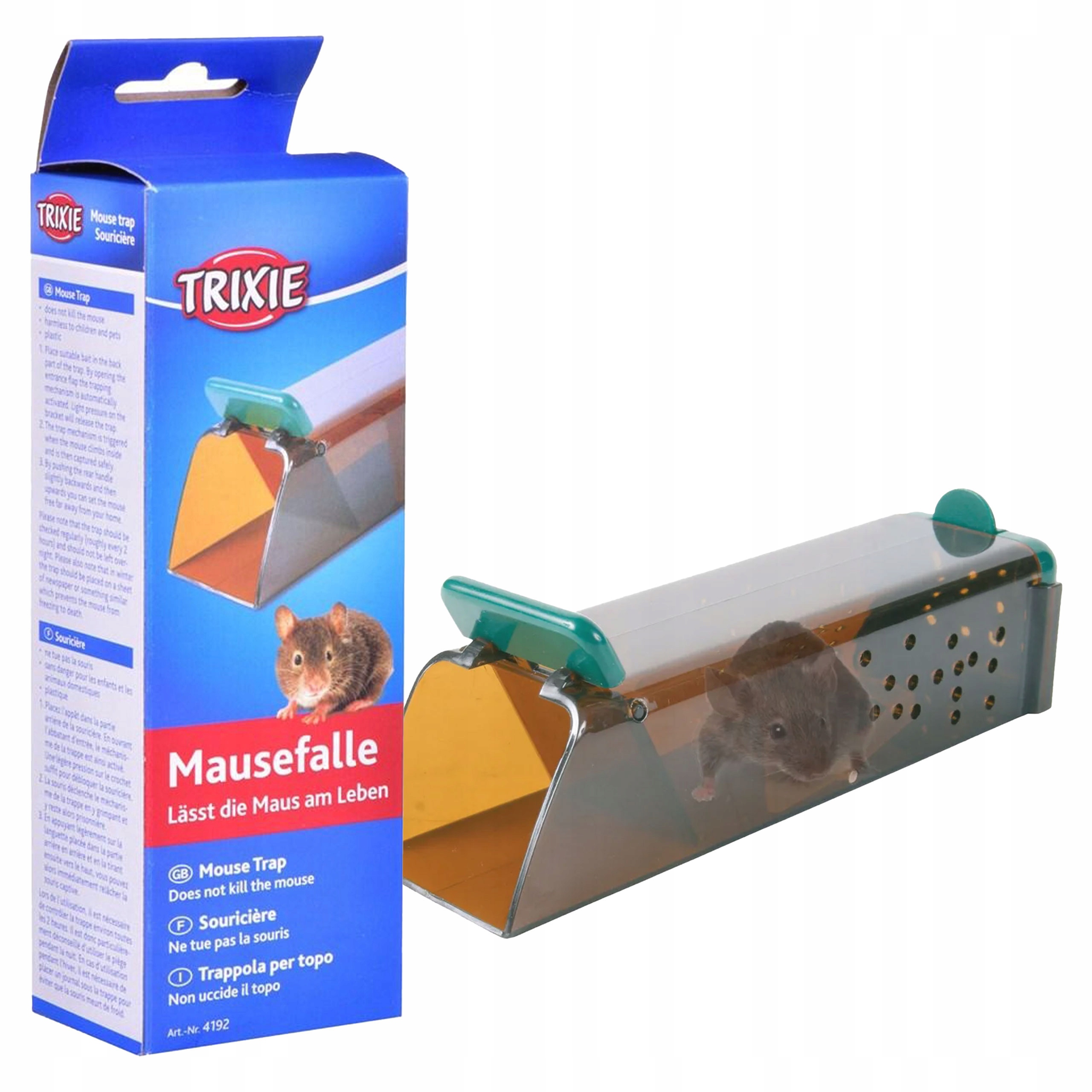 TRIXIE PUŁAPKA Żywołapka na myszy 17 cm