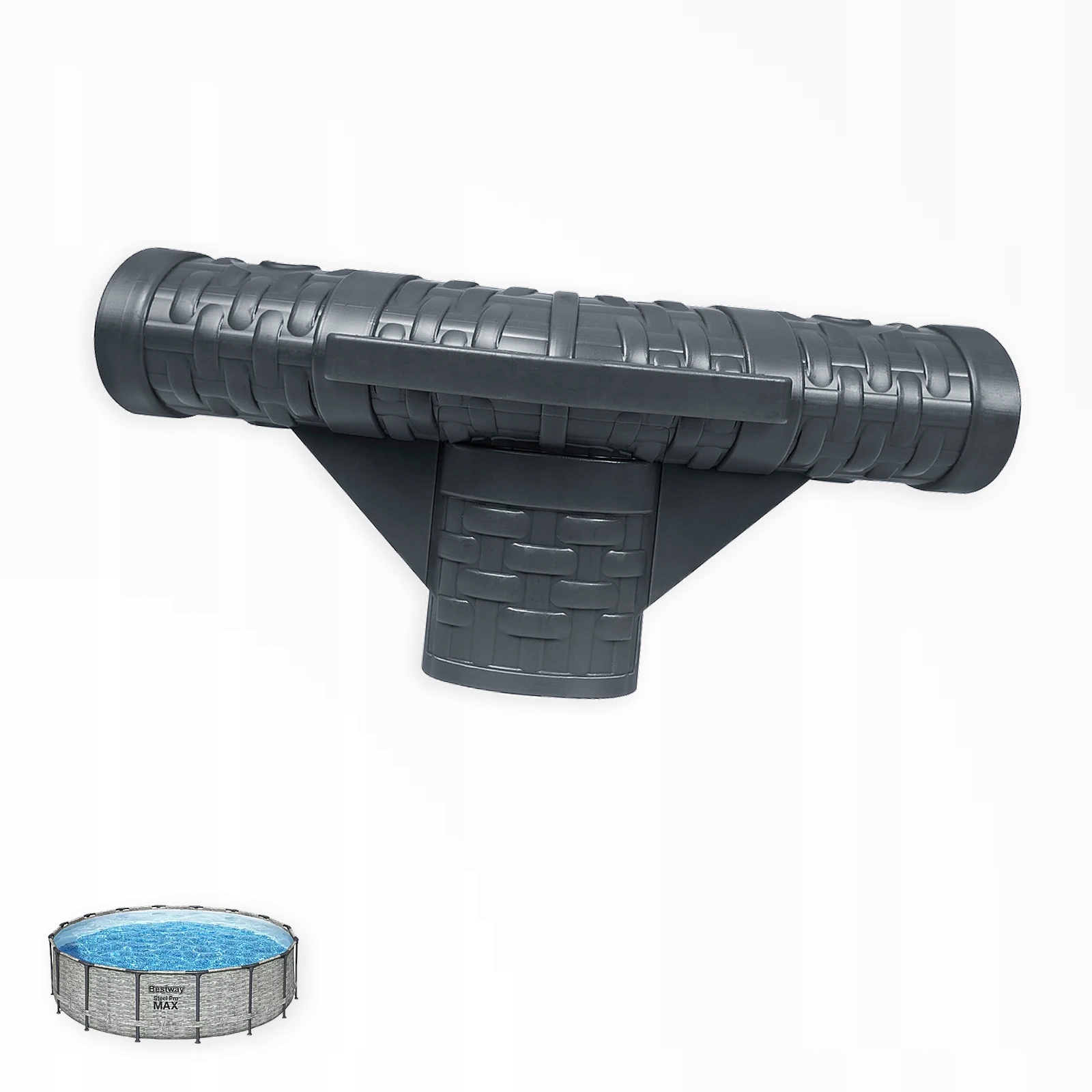 Spojka T bazénu šedá kulatý Bestway 5619E pro kulatý bazén Steel Pro Max