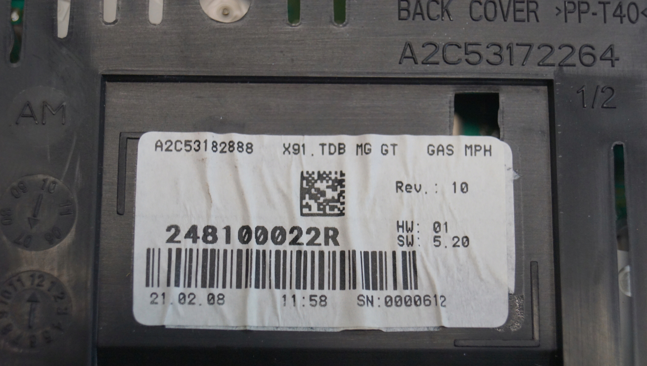 спидометр часы renault LAGUNA III 248100022R