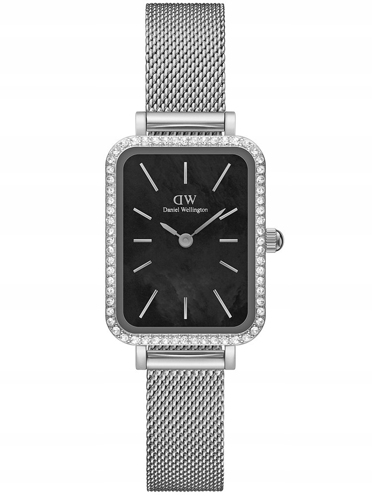 Dámské Hodinky Daniel Wellington Quadro Silver Mesh DW00100667 Box (zw519)
