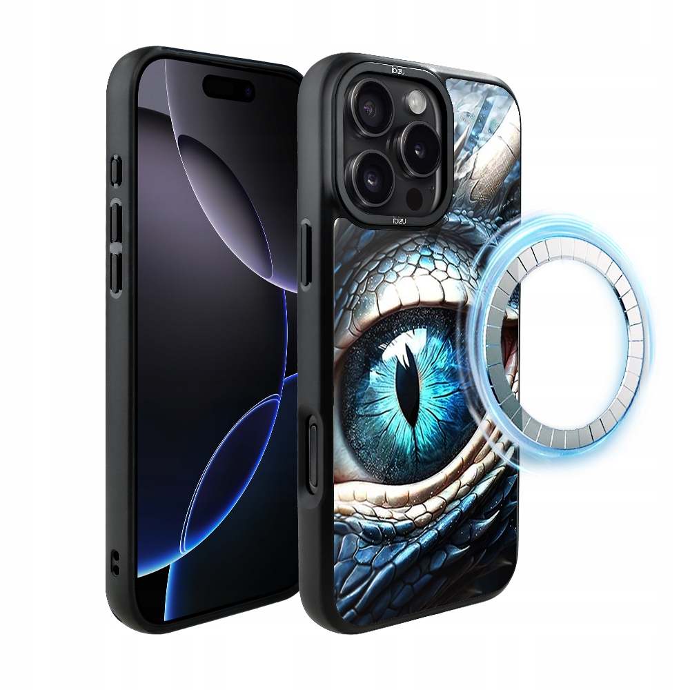 Pouzdro Ibizu DropGuard Matné s MagSafe, dračí oko pro iPhone 16 Pro Max