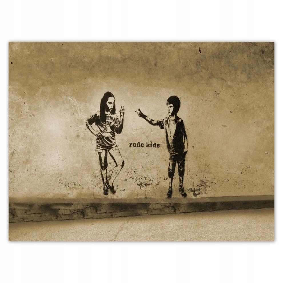 

Plakat 40x30 Banksy Niegrzeczne dzieci