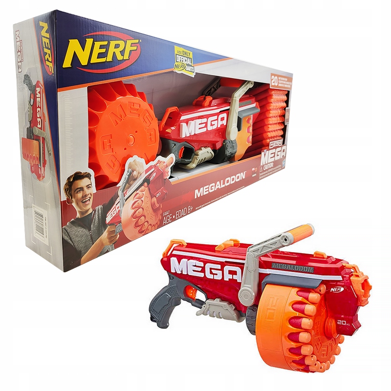 

Hasbro Nerf N-strike Elite Wyrzutnia Megalodon 60x