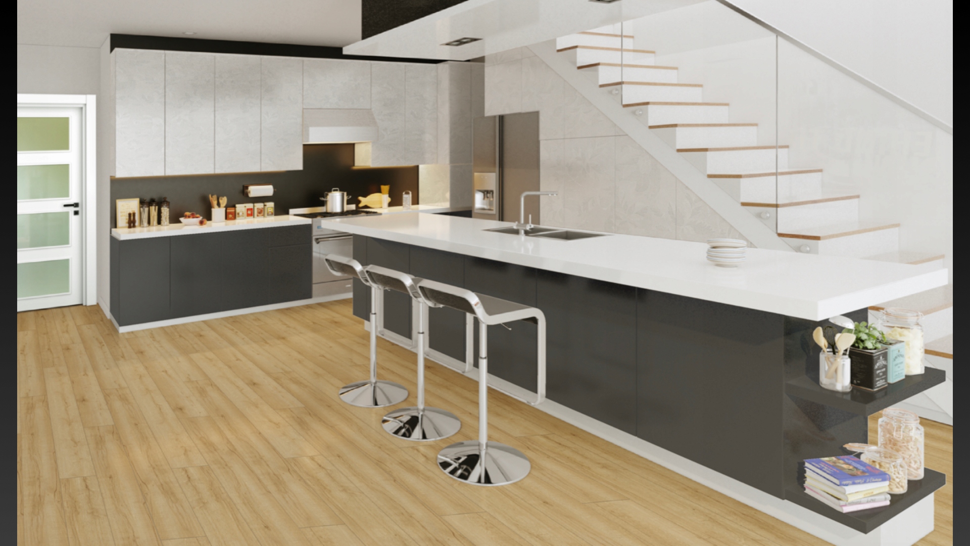 Fronty akrylowe Akryl-24 CZARNY POŁYSK 772x332 Kod producenta Akryl-24