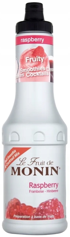 Monin puree owocowe malinowe (Raspberry) 500 ml pulpa, przecier do drinków