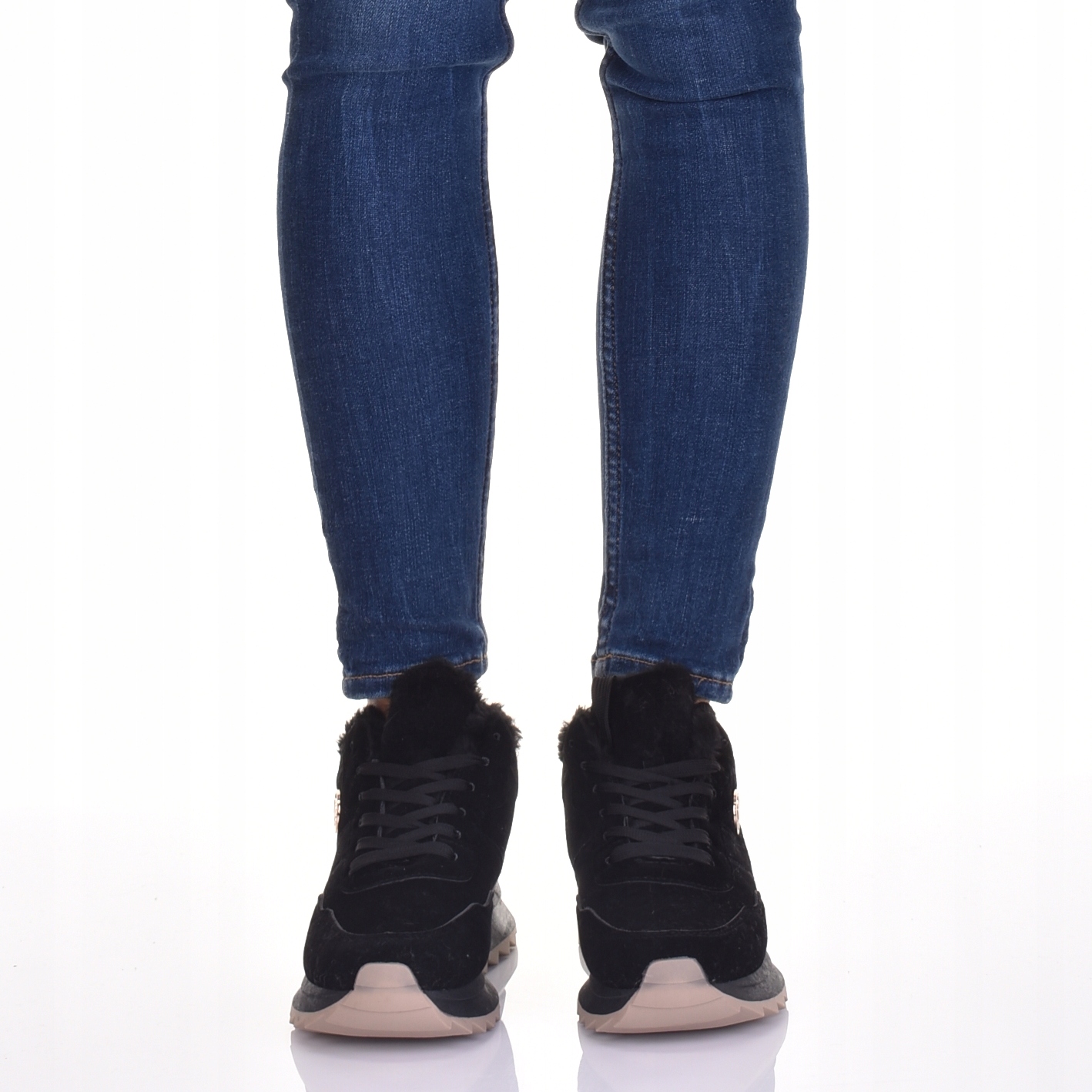 ŚNIEGOWCE DAMSKIE OCIEPLANE BUTY ZIMOWE MODNE NISKIE FUTERKO Rozmiar 37