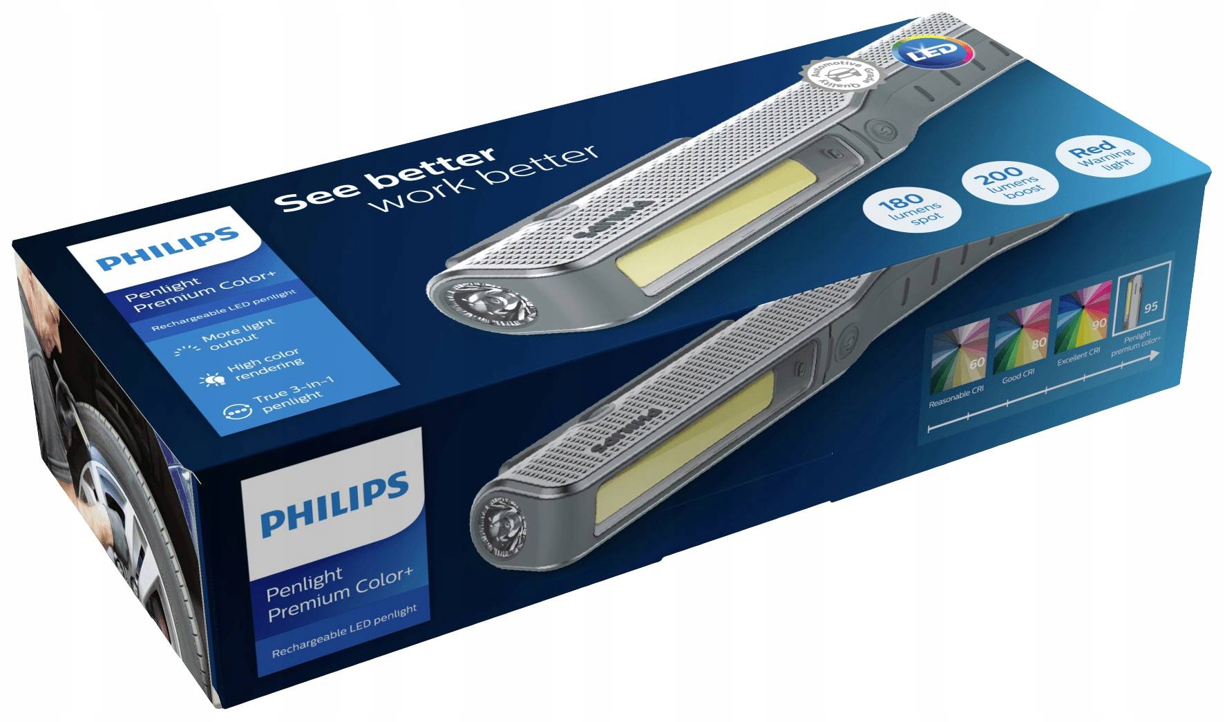 

Philips Latarka warsztatwa Penlight Premium Color+