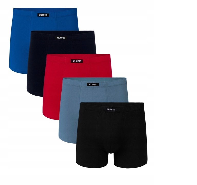 

Bokserki Męskie szorty 5-PAK Atlantic 5SMH-02 L