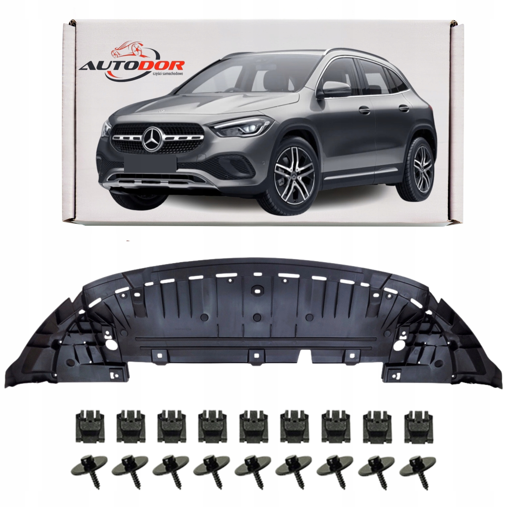 Mercedes Gla H247 2019 Krytka Pod Přední Nárazník Šrouby A2478858703