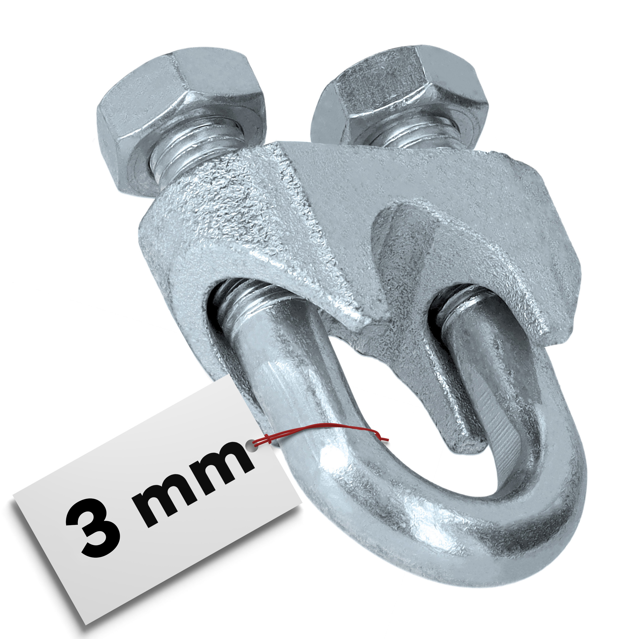 ZACISK LINOWY do lin kabłąkowy OCYNK 3 mm 25 szt