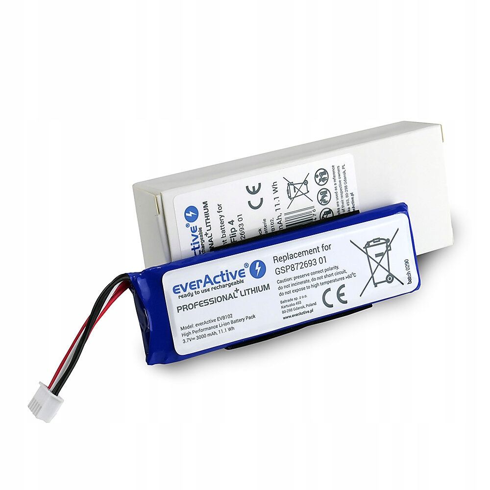 Akumulator everActive EVB102 do głośnik JBL Flip 4 Marka Everactive