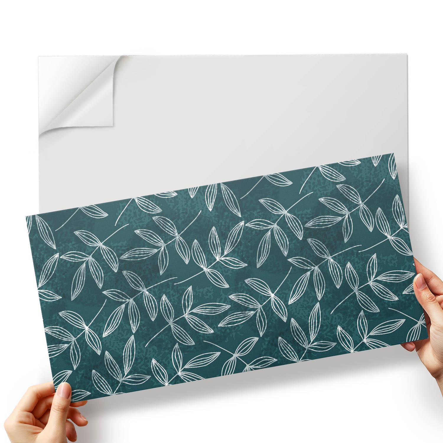Balíček samolepících dlaždic Listový motiv s texturou 10x40x20 cm