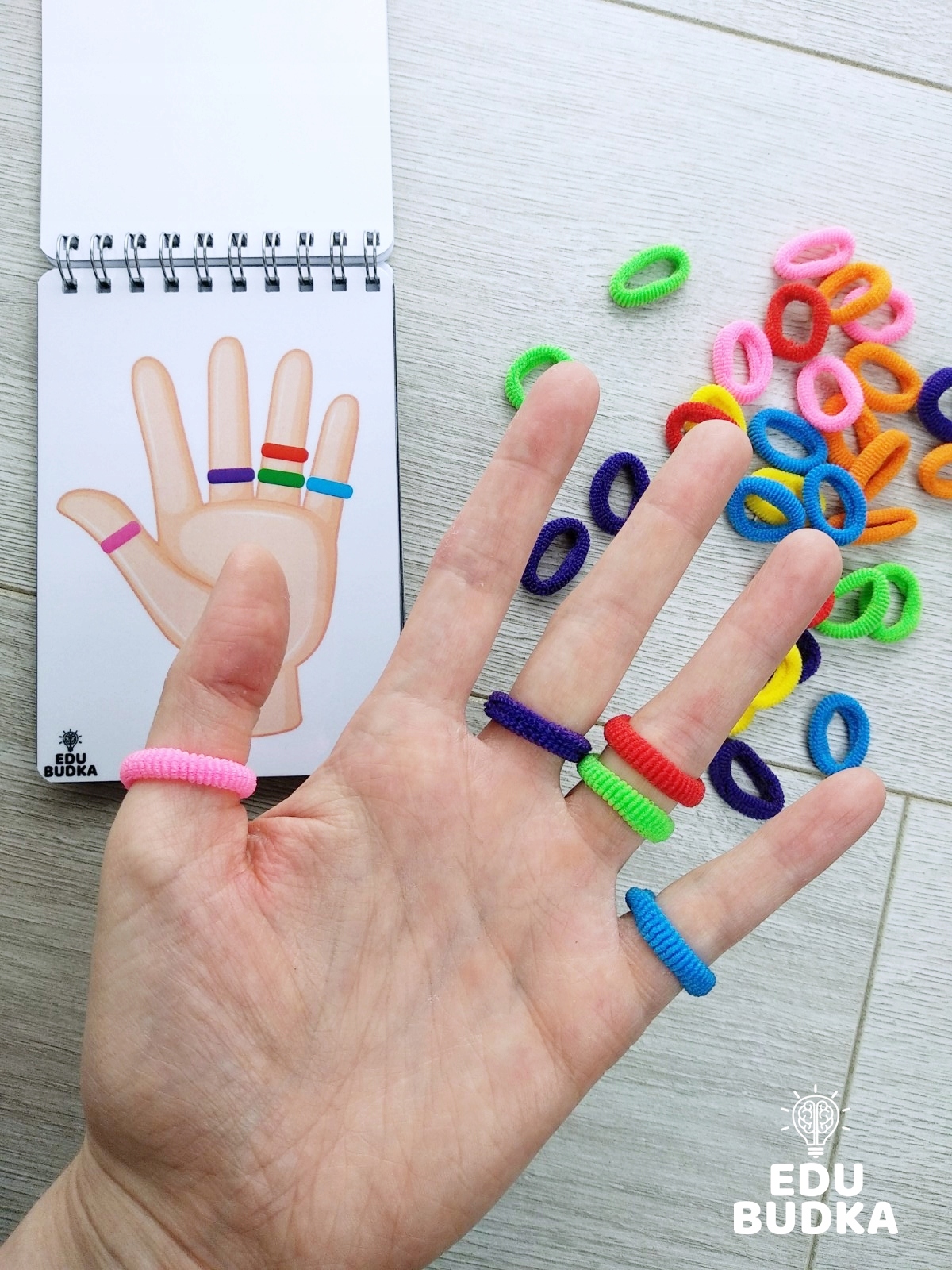 FROTKOWE WZORY NA PALUSZKI 25 wzorów+35 gumek MINI ISBN 9780491876384