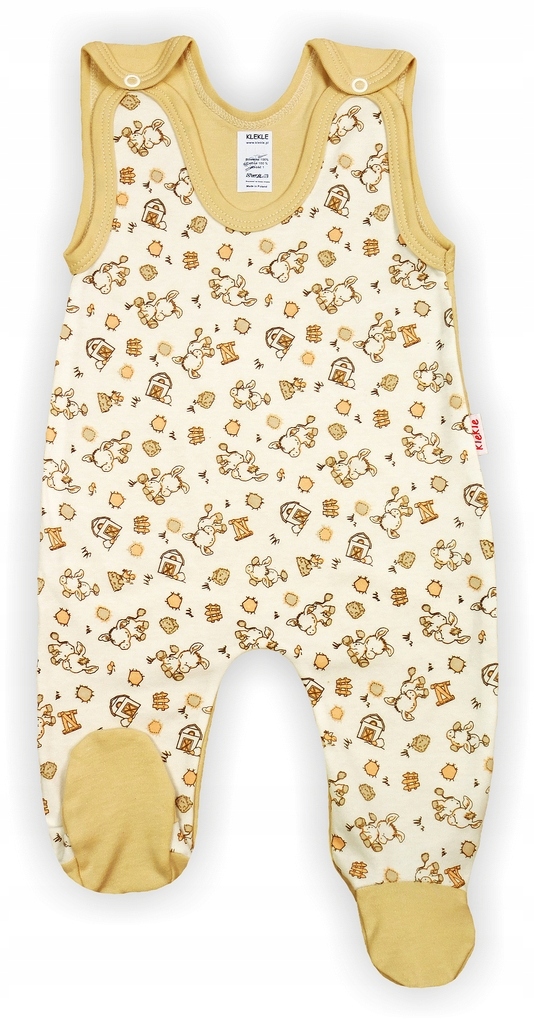 ŚPIOCHY ŚPIOSZKI bawełniane 5 PAK CH 62 KLEKLE Rękaw bez rękawów