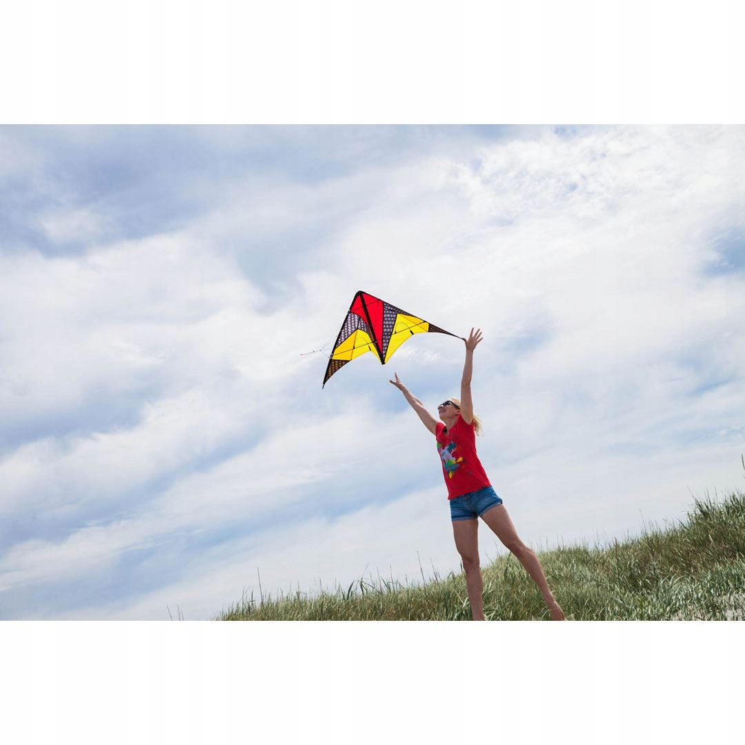 Latawiec 2 linkowy HQ Quickstep II Graphite RTF Szerokość produktu 130 cm