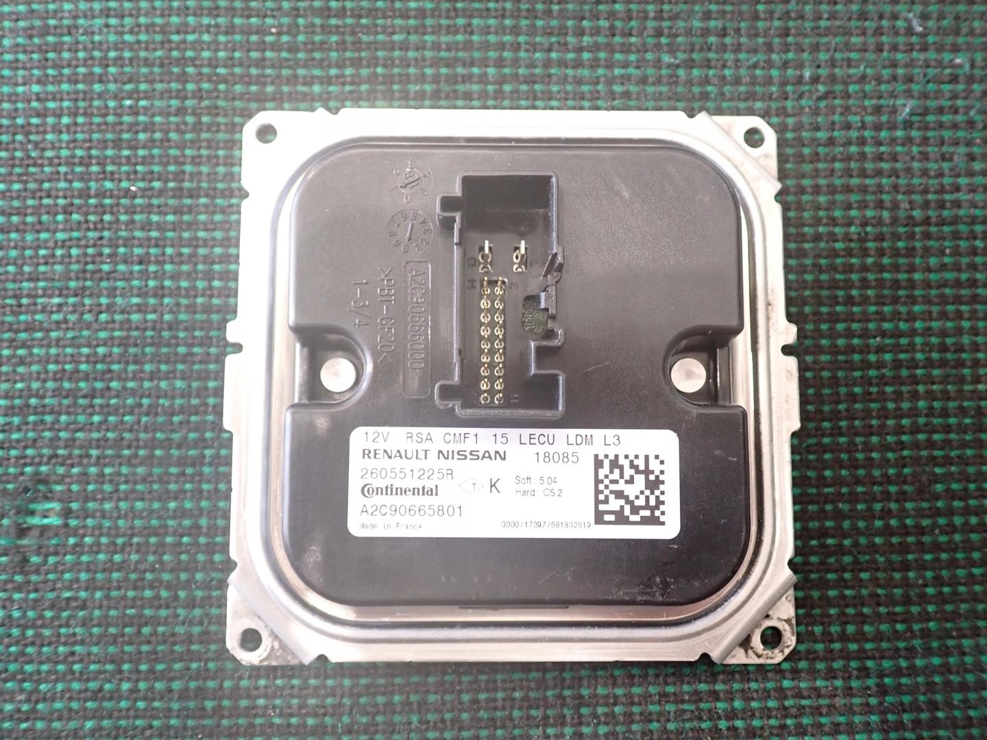 control unit module led RENAULT CLIO IV CAPTUR 260551225