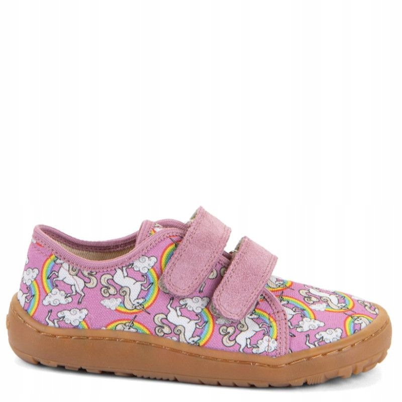 Froddo G1700440 White Pink kapcie barefoot róż z jednorożcem 32