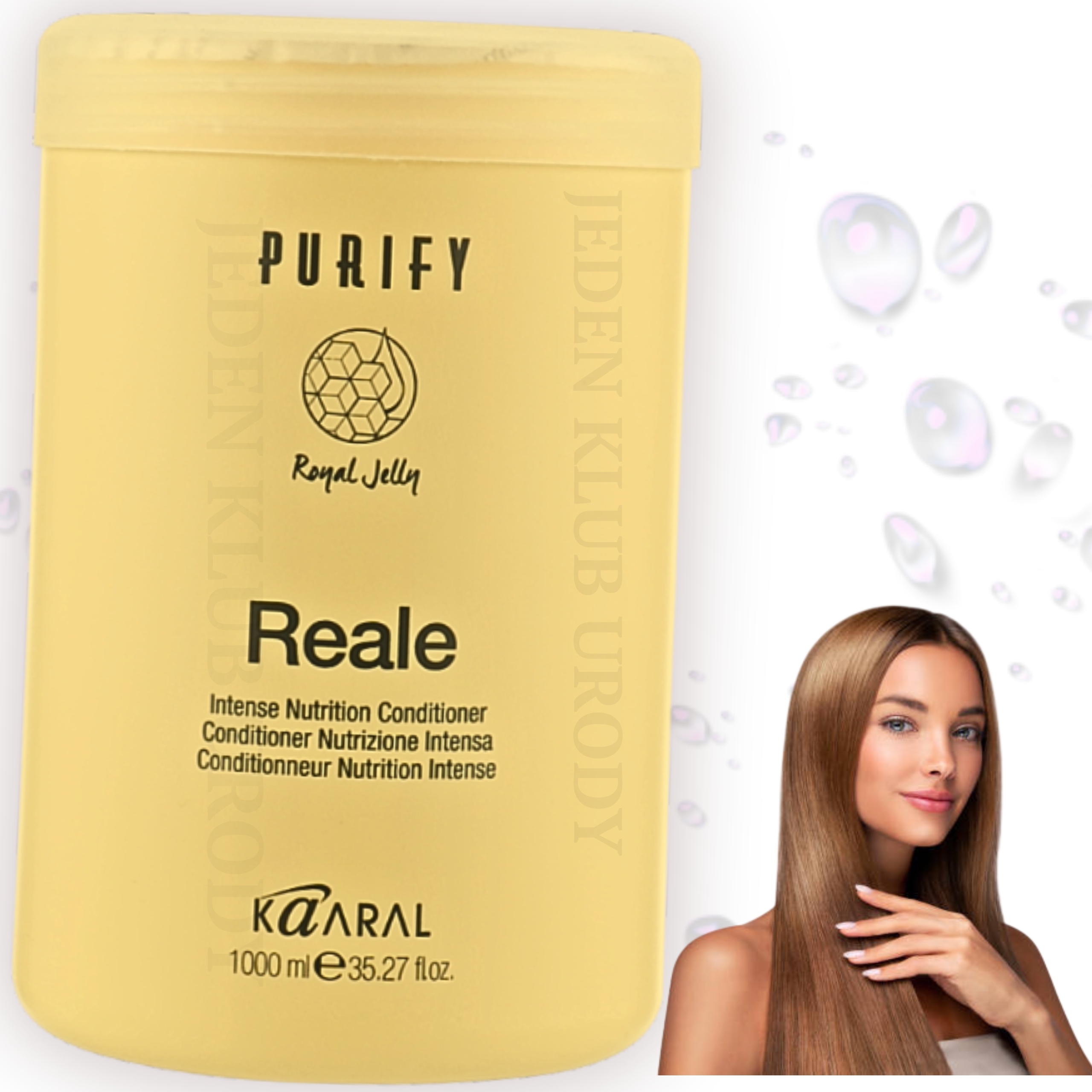 Kaaral Real Regenerační Kondicionér Na Vlasy Profesionální Péče 1000 ML