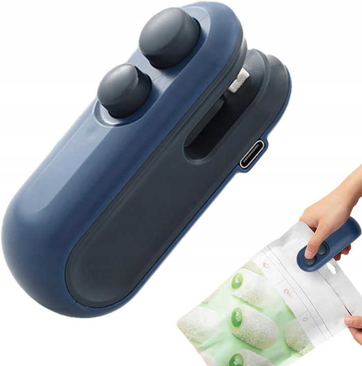 2w1 MINI BEZPRZEWODOWA RĘCZNA ZGRZEWARKA DO FOLII USB PAKOWARKA ŻYWNOŚĆI Marka bez marki