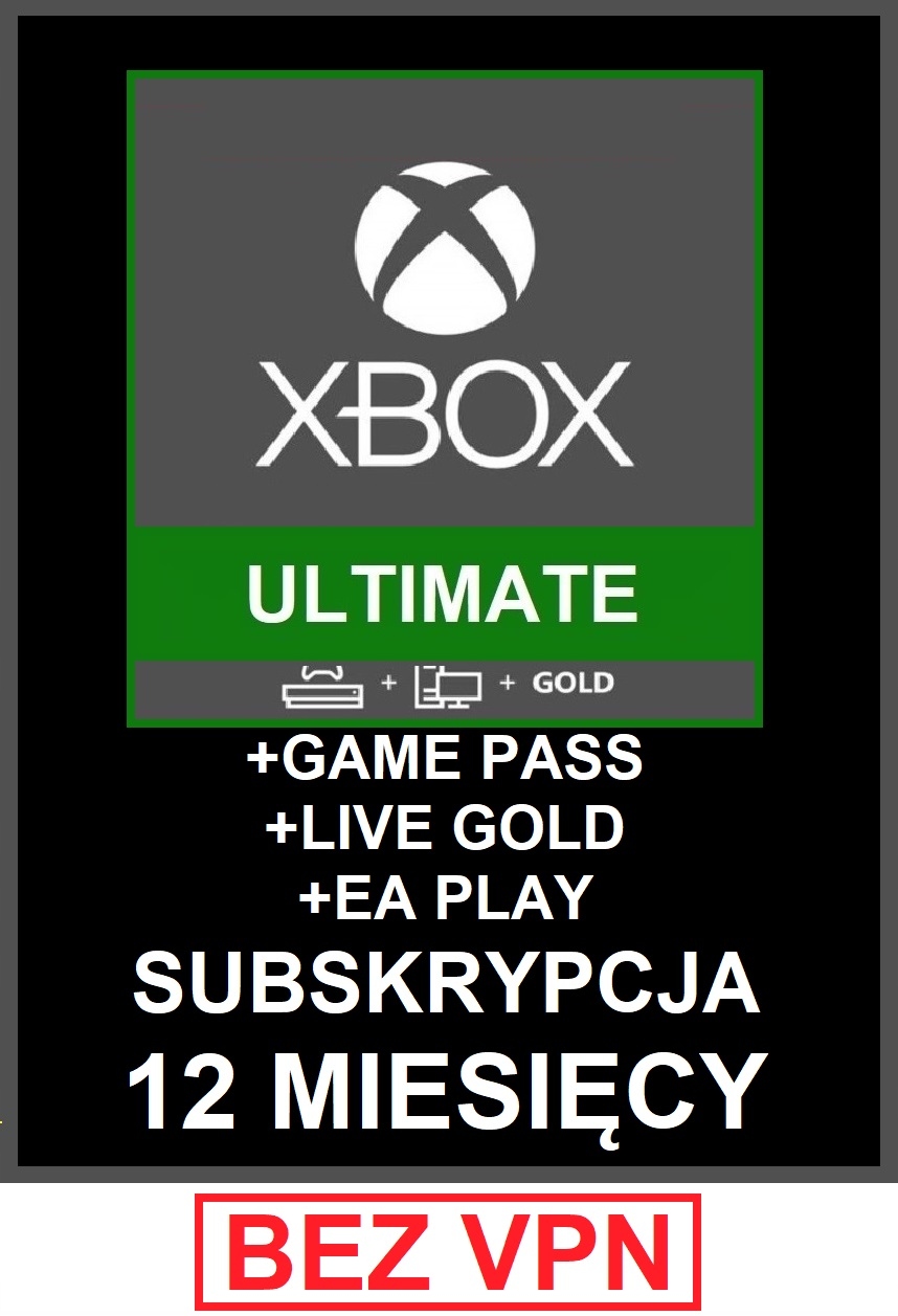 Game Pass ULTIMATE 12 miesięcy ROK KODY EU bez vpn