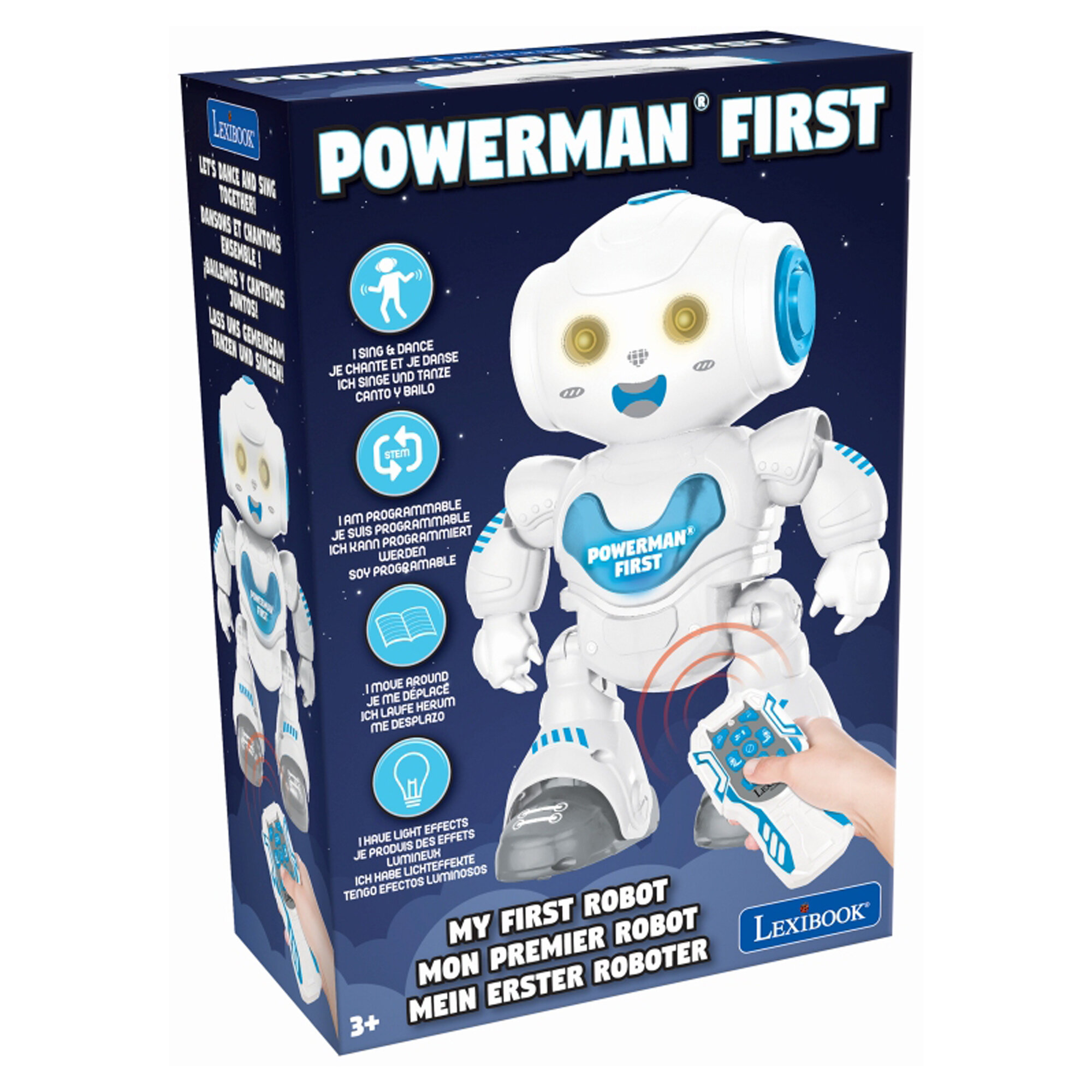 Powerman First STEM robot taneczny z efektami Rodzaj do programowania i kodowania