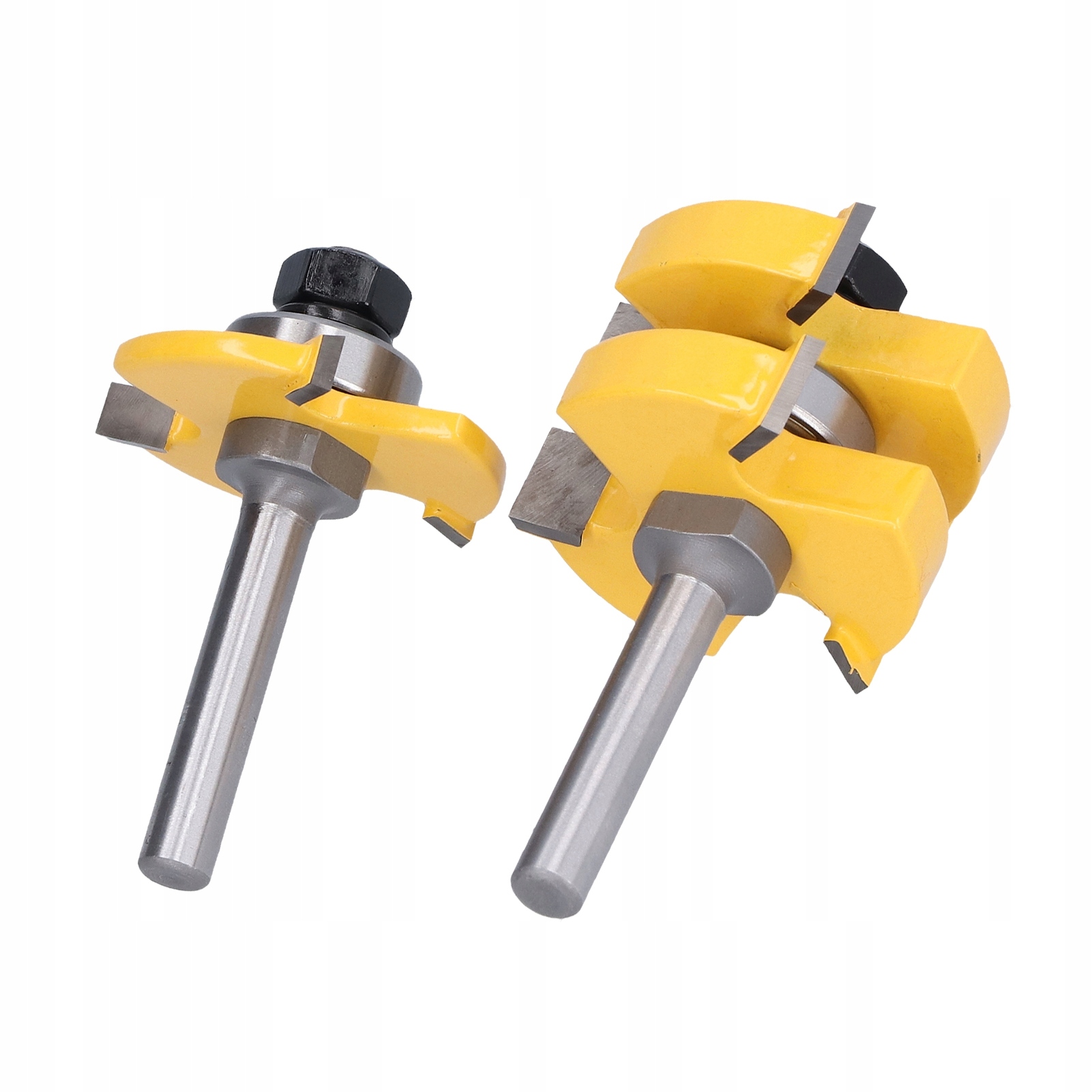 2 Ks Sada Fréz Pero-drážka 8 MM S Lůžkem 1/2 1/4