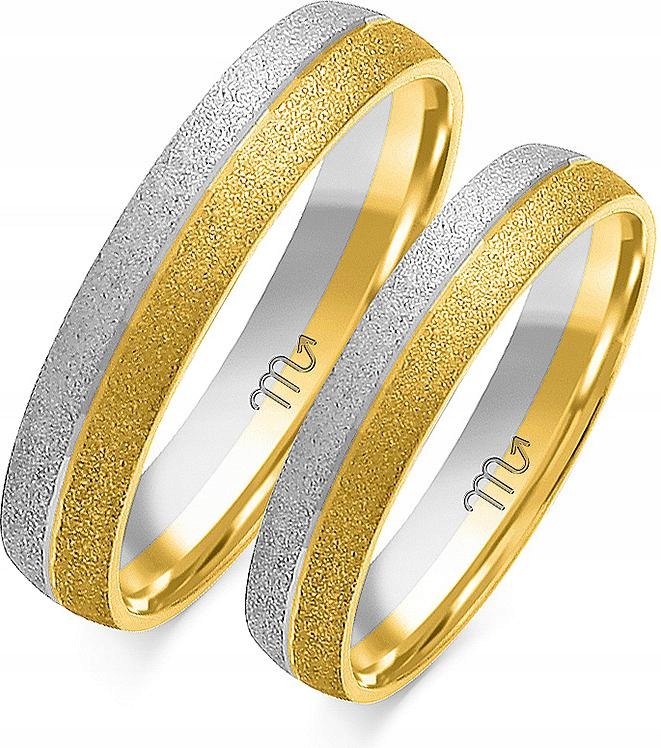 Zlatý snubní prsten pro pár svatba 585 r 17 18 19 dámský, pánský s gravírováním