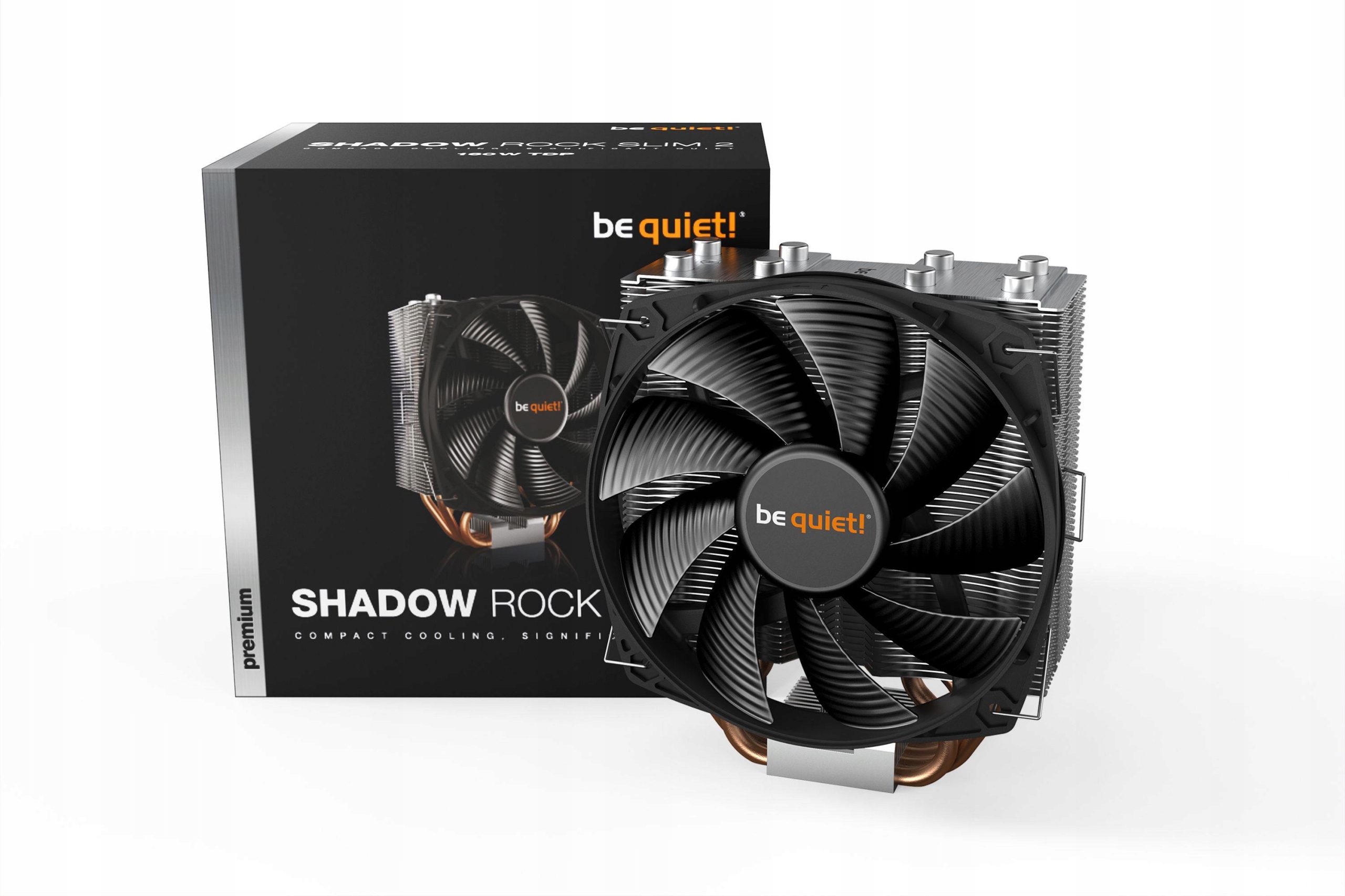 Bądź cicho! Chłodzenie procesora Shadow Rock Slim 2 135 cm