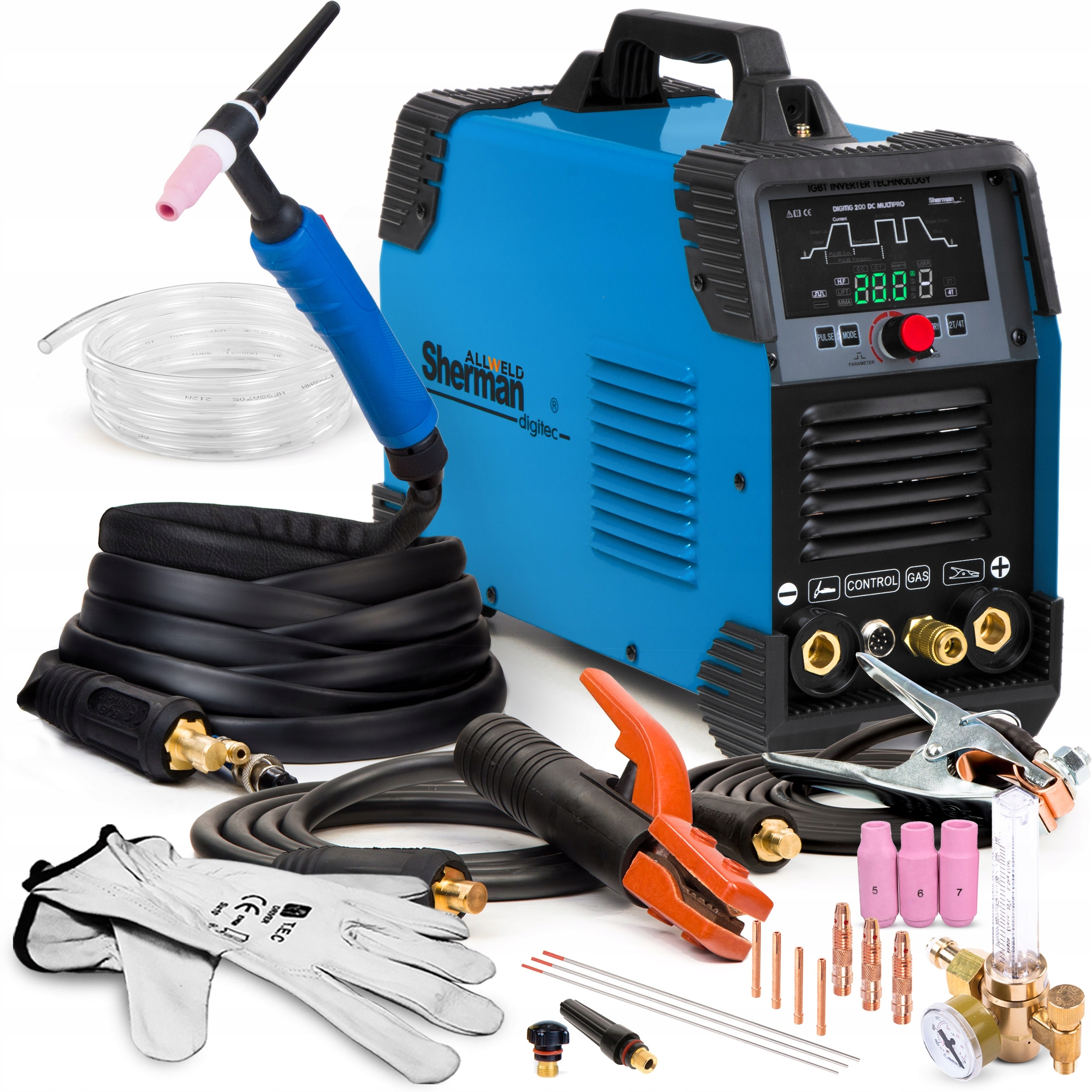 

Spawarka Inwertorowa Tig DC Sherman 200A Pulse Mma
