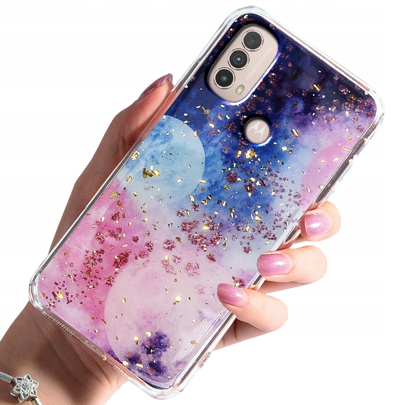 

Etui Case Glamour Szkło do Motorola Moto E30 E40