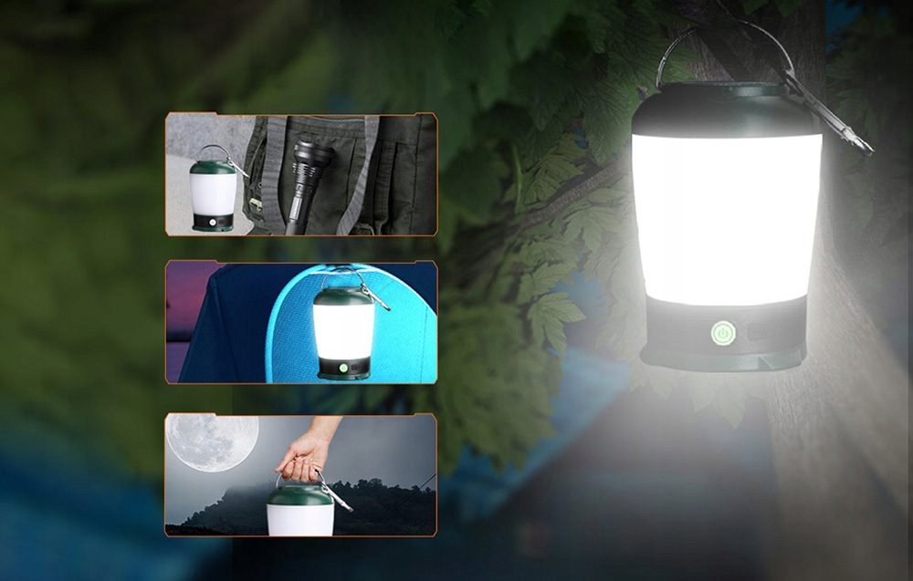 SUPERFIRE LAMPA KEMPINGOWA TURYSTYCZNA AKUMULATOROWA USB 320LM LED IP44 Model T31