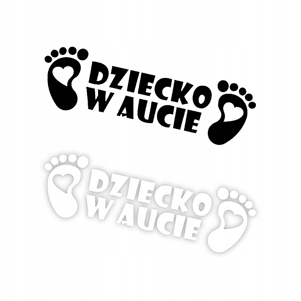 

Naklejka Dziecko W Aucie Naklejka na samochód