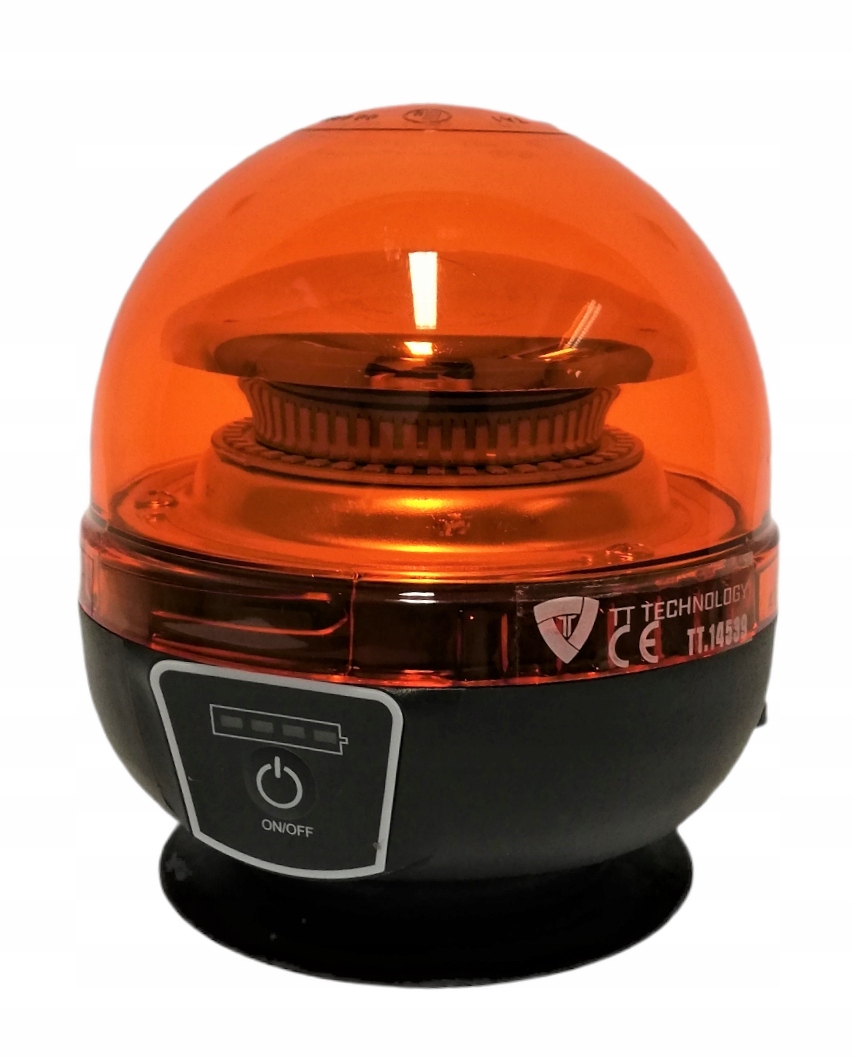 LAMPA OSTRZEGAWCZA LED BEZPRZEWODOWA 8H PRACY