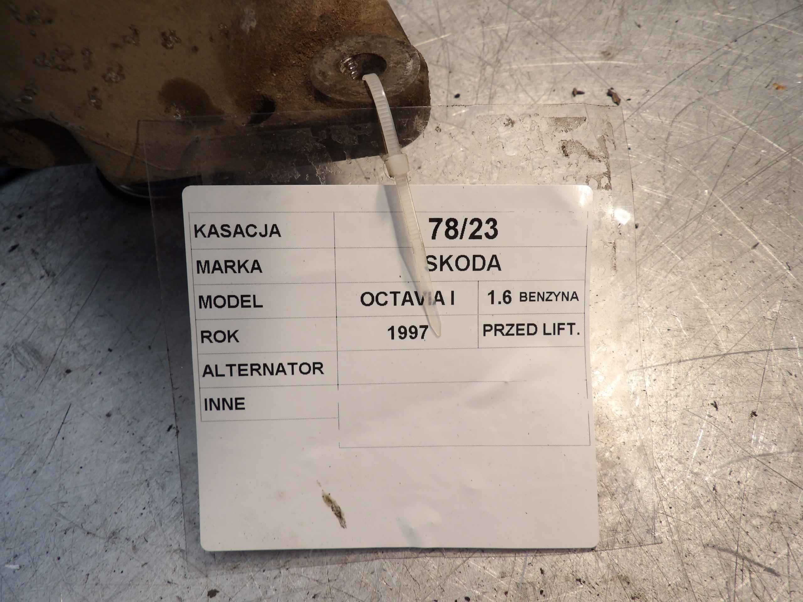 alternatore Skoda Octavia e 0123310037 037903025B