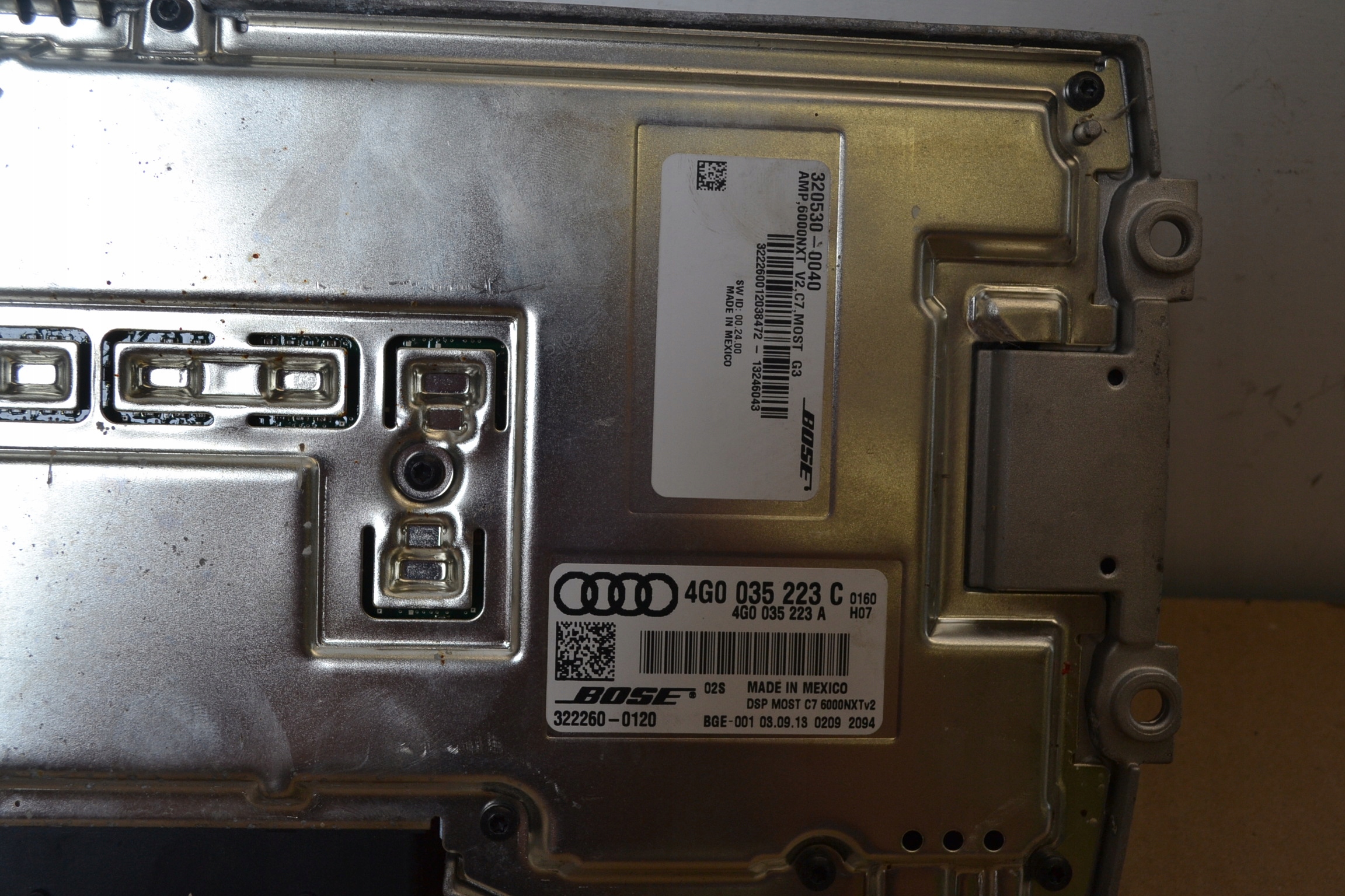 AUDI Q8 A6 A7 amplifier BOSE 4G0035223C