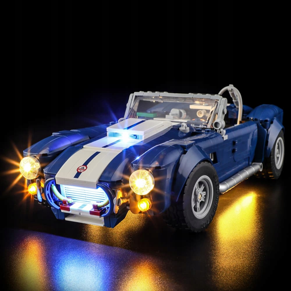 Zestaw oświetlenia do Lego Icons Shelby Cobra 427 S/c 10357 (bez Lego)