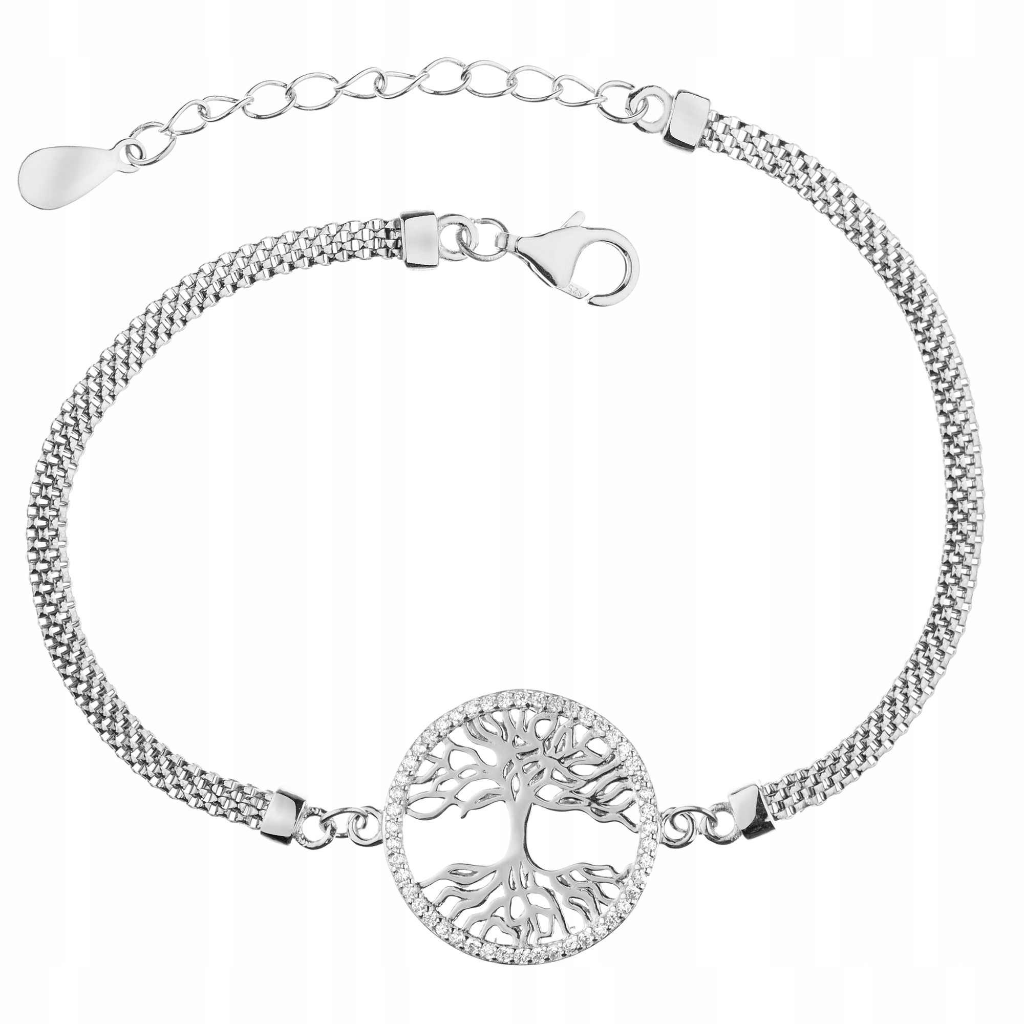 

Bransoletka Rodowana Drzewo Życia Z Cyrkoniami