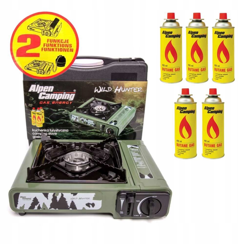 Plynový vařič Wild Hunter 5 kartuší