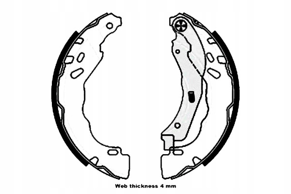 Brembo Brzdové Čelisti Citroen C3 II, C3 III, C4 Asistent řidiče #28