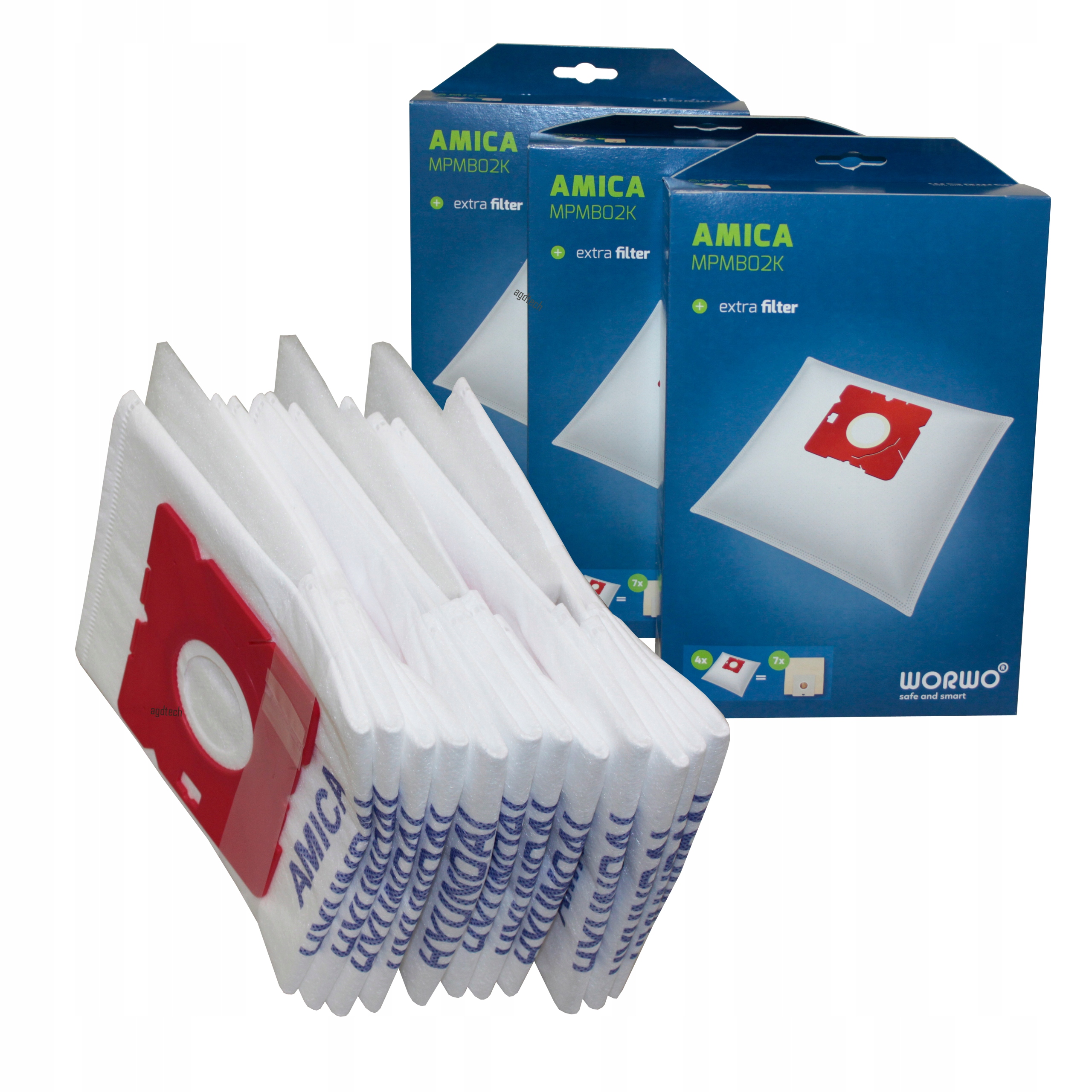 

12x Worki Odkurzacza Amica MPMB02K