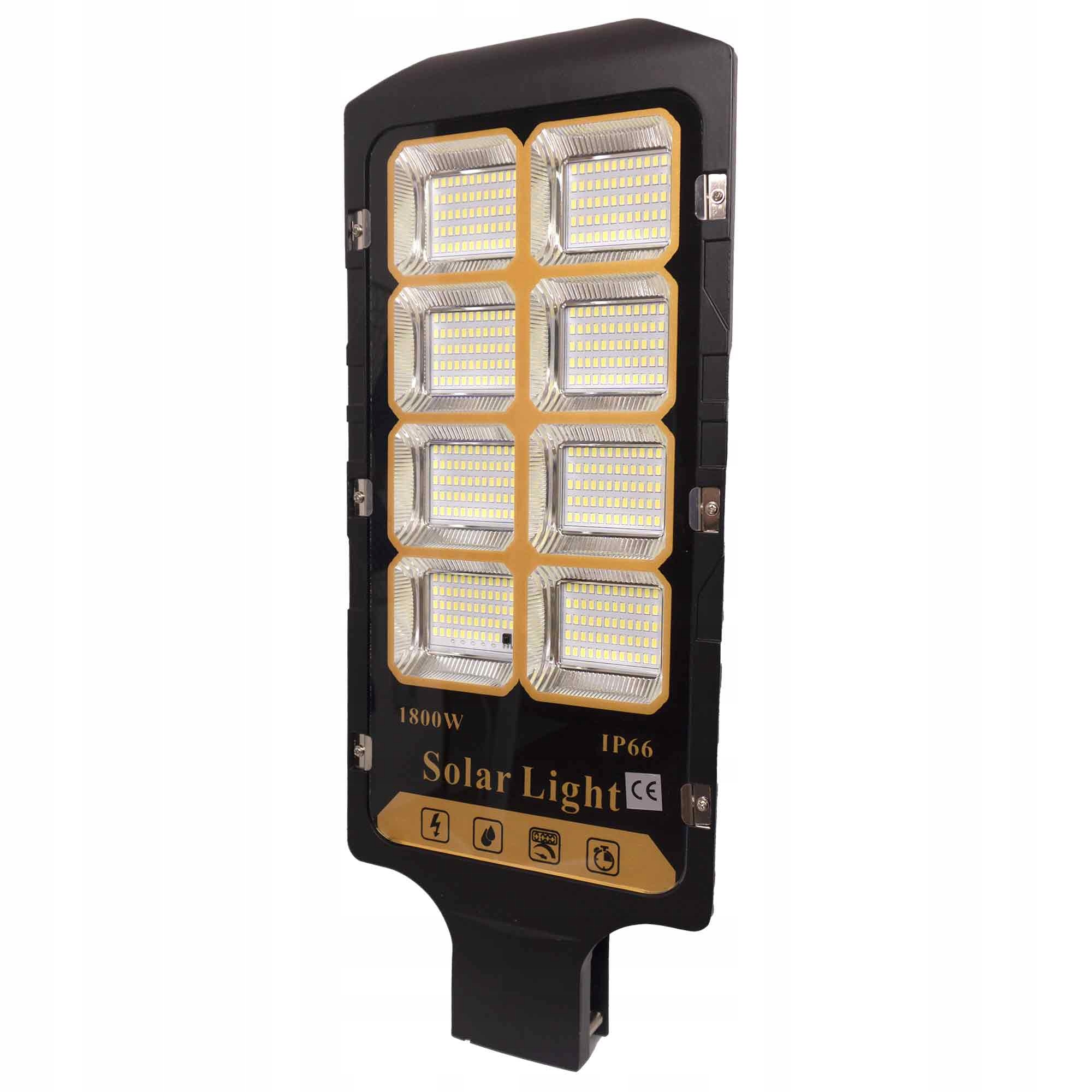 Lampa Solarna LED 1800w Uliczna + Mocowanie + Pilot Barwa światła biały zimny