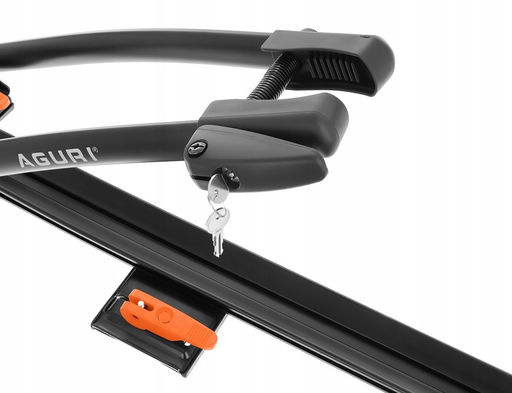 BAGAŻNIK ROWEROWY NA DACH AGURI ACUDA UCHWYT ROWEROWY DACHOWY NA ROWER Model ACUDA III black