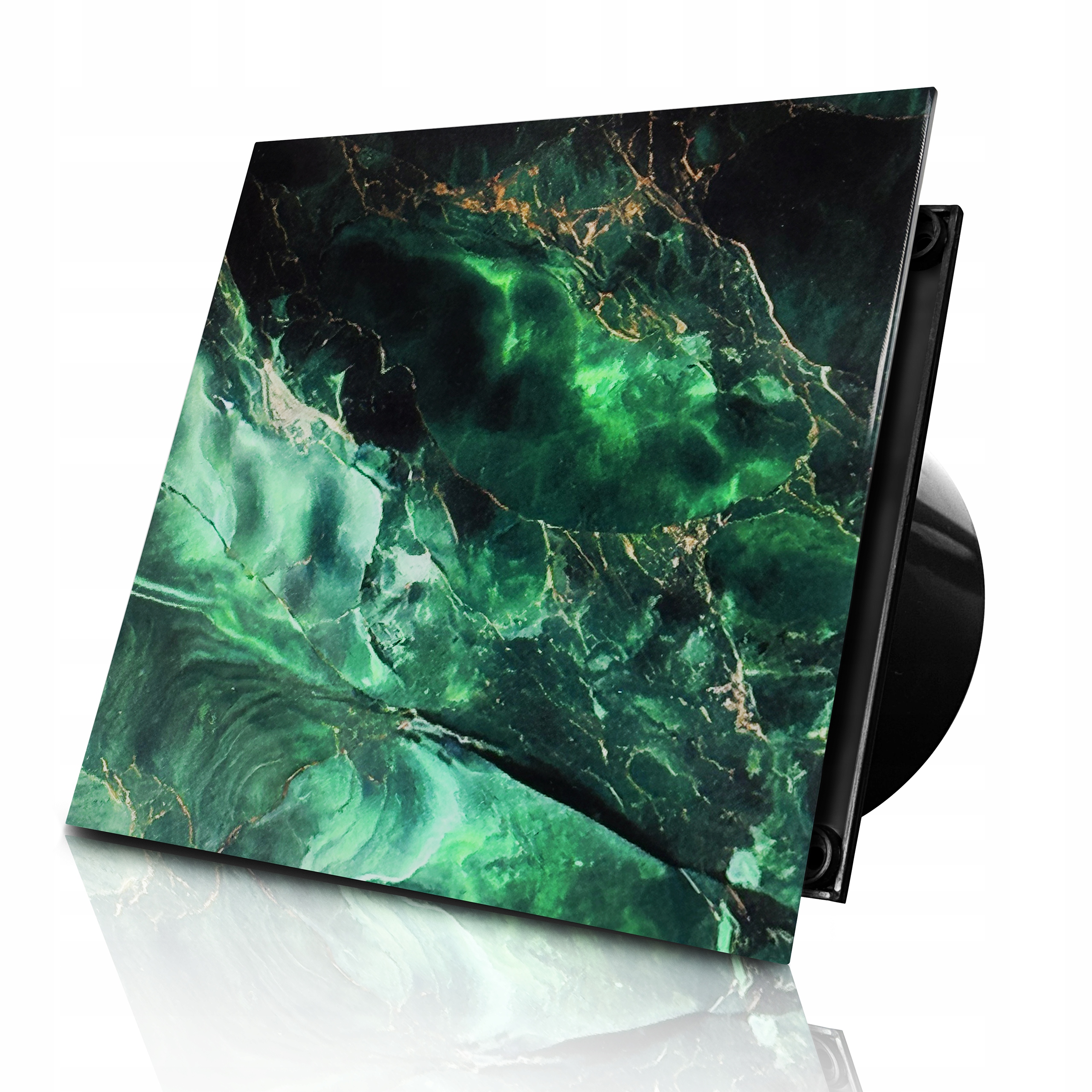 Koupelnový Ventilátor 100 MM Sklo 52 Vzorů 100 M3/H Tichý 35 dB Zpětná Klapka