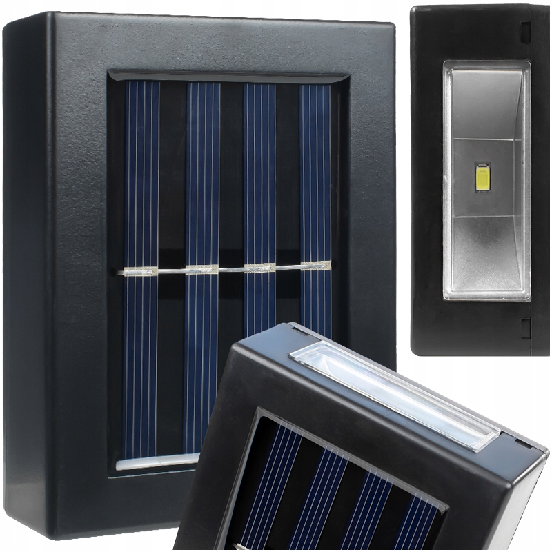 

Lampa Elewacyjna Solarna Led Kinkiet Ogrodowy IP65