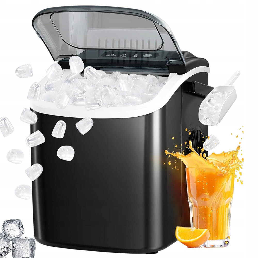 Domácí Výrobník Ledu, Výrobník Ledu 1.3 L, Denní Kapacita 12 Kg Ledu