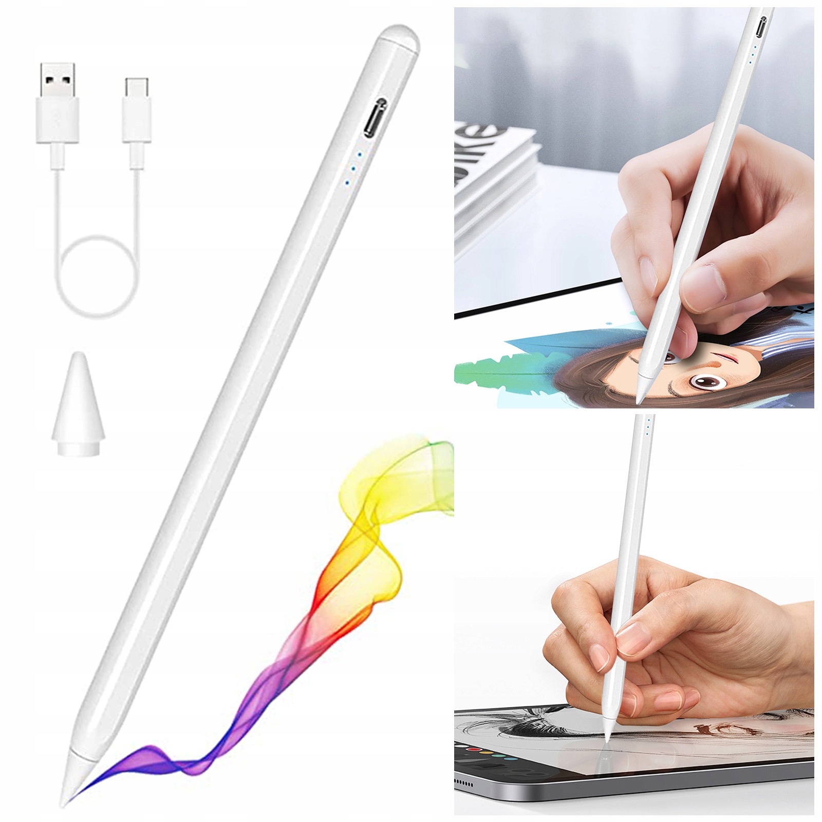 2 Gen Rysik Ołówkowy Aktywny Uniwersalny Długopis Ołówkowy Do Apple Ipad Air Pro