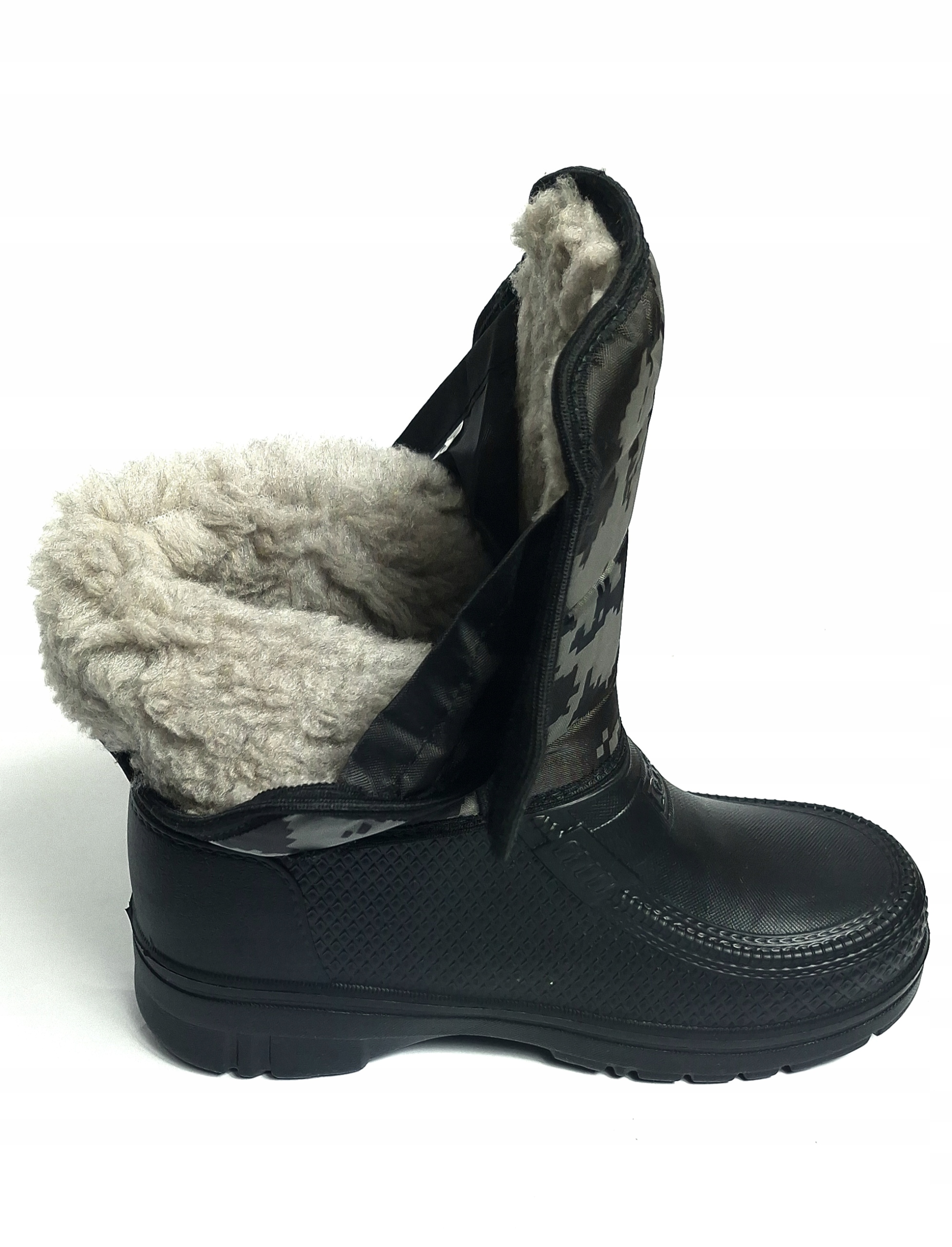 KALOSZE MĘSKIE ŚNIEGOWCE PIANKOWE LEKKIE WODOODPORNE OCIEPLANE Rozmiar 44