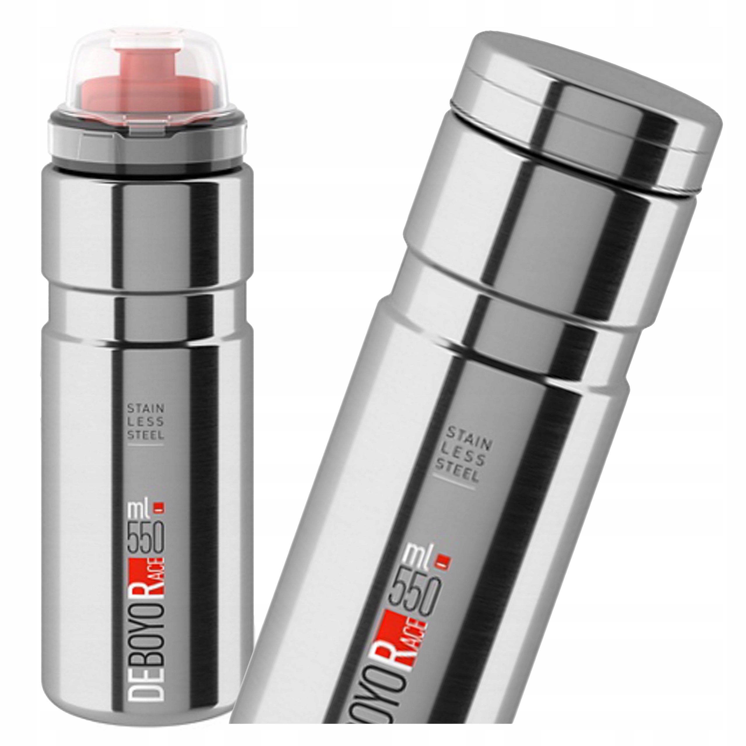 Bidon Rowerowy Termiczny Aluminiowy Elite Deboyo Race 550ml do Ciepłego